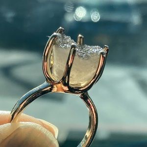 NEW! Genuine Purple Drusy Cocktail Ring!